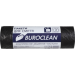 Пакеты для мусора BuroClean Eco, черные, 120 л, 10 шт (10200041)