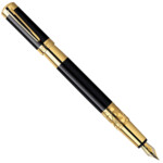 Ручка пір'яна Waterman Elegance Black GT FP F 11 041