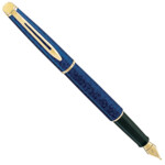 Ручка пір'яна Waterman Hemisphere Marblad Blue FP F 12 051