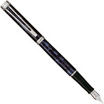 Ручка пір'яна Waterman Harmonie Blue/Grey CT FP F 12 103