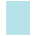 Цветная бумага Uni Color Pastel Medium Blue (средний голубой), А4, 80 г/м2, 100 л