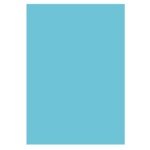 Цветная бумага Uni Color Intensiv Aqua Blue (синий), А4, 80 г/м2, 100 л