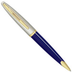 Ручка кулькова Waterman Carene Deluxe Blue/silver BP 21 202