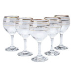Набор бокалов для вина Gurallar Art Craft Misket 31-146-089 210 мл 6 шт