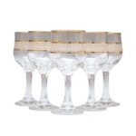 Набор бокалов для вина Gurallar Art Craft Versace 31-146-233 210 мл 6 шт