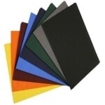Обкладинки пластикові Bindmark Кристал непрозрачные песок, черные, А4, 300 г/м2, 100 шт