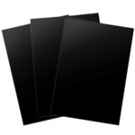 Обложки картонные Bindmark Кантри &quot;под кожу&quot;, черные, А4, 230 г/м2, 100 шт