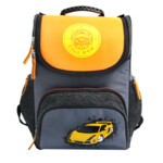 Рюкзак школьный Olli OL-7414-1 Lambo черный/оранжевый