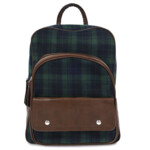 Рюкзак Olli 2U-2315 Square зеленый/черный/коричневый