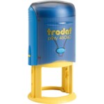 Оснастка для круглої печатки Trodat 46040, диам 40 мм, пластик, св-синій