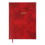Ежедневник датированный 2024 Buromax BASE (Miradur) А5 L2U красный 336 с (BM.2108-05)
