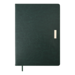 Ежедневник датированный 2024 Buromax Salerno А4 L2U зеленый 336 с (BM.2741-04)