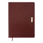 Ежедневник датированный 2022 Buromax Salerno А4 L2U коричневый 336 с (BM.2741-25)