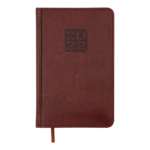Ежедневник датированный 2022 Buromax Bravo А6 L2U коричневый 336 с (BM.2523-25)