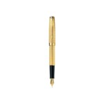 Ручка пір'яна Parker Sonnet Chiselled Gold GT FP 85 412G