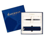 Набор: ручка перьевая Waterman Hemisphere Stardust Gold GT FP F 12 560 + чернила в подар.упаковке WXMAS14 12 560b14