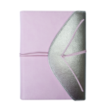 Щоденник недатований Buromax Bella А5 зі штучної шкіри на 288 сторінок Рожевий з сріблом (