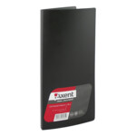 Визитница Axent 2507-01-A, пластиковая, 96 визиток, черная