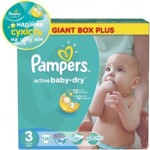 Подгузники Pampers Active Baby-Dry Размер 3 (Midi) 5-9 кг, 126шт (4015400737230)