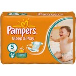 Подгузники Pampers Sleep & Play Размер 5 (Junior) 11-18 кг, 42 шт (4015400224068)