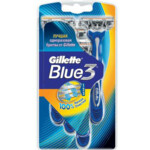 Бритви одноразові Gillette Blue 3 (3 шт) (7702018020324)