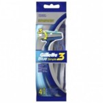 Одноразовые мужские бритвы Gillette Blue Simple 3, 4 шт (7702018429622)