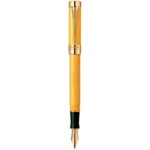 Ручка перьевая Parker Duofold Mandarin Yellow GT FP 97 710M
