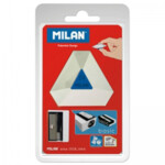 Набор: ластик Milan PPM14 + точилка Milan BASIC, блистер