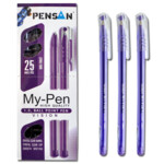 Ручка шариковая Pensan My-Pen, фиолетовая