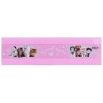 Лінійка ZiBi Royal Pets, пластикова в блістері, 15 см, рожевий