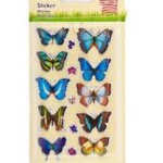Наклейки ZiBi, 7.6*12.7см Butterfly blue 2