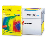 Цветная бумага Maestro Color Neon NEOGB, Neon Yellow (желтый), А4, 80 г/м2, 500 л (АН1202)