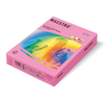 Цветная бумага Maestro Color Neon NEOPI, Neon Pink (розовая), А4, 80 г/м2, 500 л (АН1203)