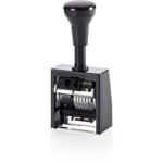 Автоматический нумератор Reiner B6K, 6-ти разрядный, 4,5 мм, шрифт-antigue, пластик 