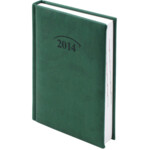 Ежедневник датированный карманный Brunnen Torino, зеленый, 2020 г