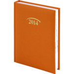 Ежедневник датированный карманный Brunnen Joy, оранжевый, 2020 г
