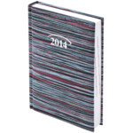 Щоденник датований Brunnen Стандарт Spirit, черно-голубой, 2020 г