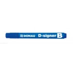 Маркер для сухостираемых досок Donau D-Signer B, синий
