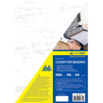 Обложки картонные D&A Chromolux Gloss глянец, белый, А3, 250г/м2, 100 шт (1220101019100)