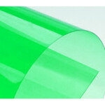 Обложки пластиковые Agent, прозрач, зеленые, А4, 180 мкн, 100 шт (1510476)