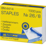 Скоби для степлера №26/8 Buromax Люкс, 1000 шт (BM.4414)