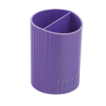 Стакан для ручек пластиковый ZiBi, 2 отделения, фиолетовый (ZB.3000-07)