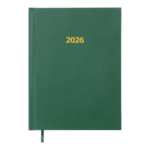 Ежедневник датированный 2026 Buromax Strong, А5, зеленый 336 с (BM.2129-04)