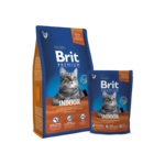 Сухой корм для кошек Brit Premium Cat Indoor 1,5 кг