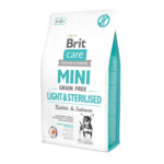 Сухой корм для собак Brit Care Grain-free Mini Light & Sterilised Rabbit & Salmon 2 кг