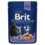 Влажный корм для кошек Brit Premium Cat Cod Fish 0,1 кг