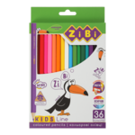 Карандаши цветные ZiBi Kids Line 36 цветов (ZB.2417)