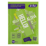 Словник для запису іноземних слів Zibi, B5, 48 арк., тверда обкладинка 