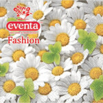 Салфетки столовые Eventa Fashion трехслойные Ромашковое поле 33х33 см 20 шт (34275200_4037698999992)