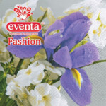 Салфетки столовые Eventa Fashion трехслойные Нежный ирис 33х33 см 20 шт (34275100_4037698999992)